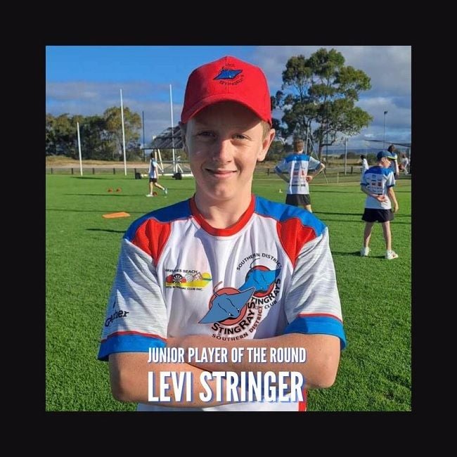 JUNIOR PLAYER OF THE ROUND 3 LEVI STRINGER JUNIOR PLAYER OF THE ROUND 3 LEVI STRINGER
